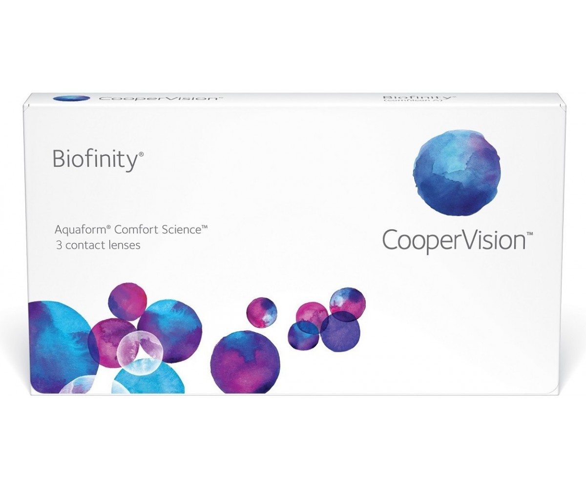 COOPER VISION Biofinity Μηνιαίοι Σφαιρικοί 3Pack